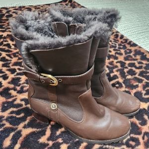 Blondo 7.5 Faux fur Brown Boots 👢